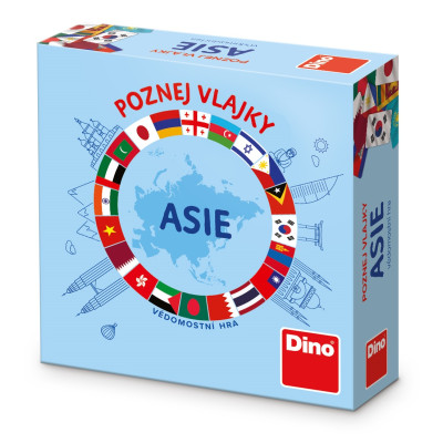 Dino Poznej vlajky - Asie