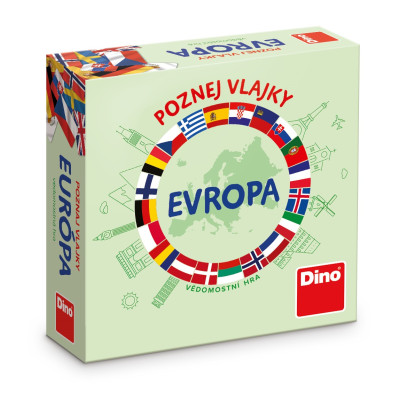 Dino Poznej vlajky - Evropa