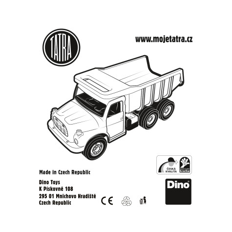 Dino Tatra 148 bagr 72 cm žluto oranžový ~ 2