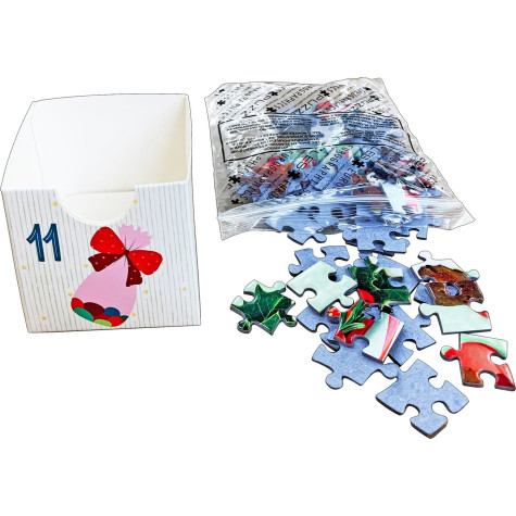 EUROGRAPHICS Puzzle Adventní kalendář: Sladké Vánoce 24x50 dílků ~ 6