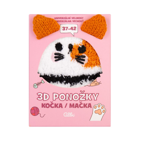 Albi 3D ponožky - Kočka ~ 3