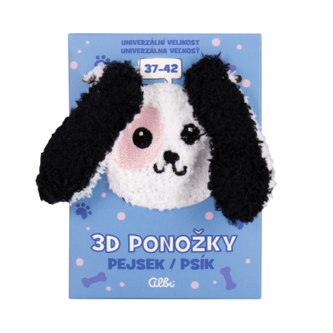 Albi 3D ponožky - Pejsek ~ 3