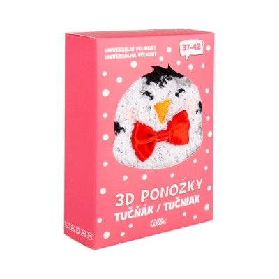 Albi 3D ponožky - Tučňák