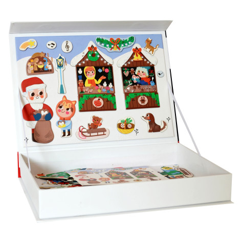 Magnetická kniha Vánoce - Christmas Magnetic Book ~ 2