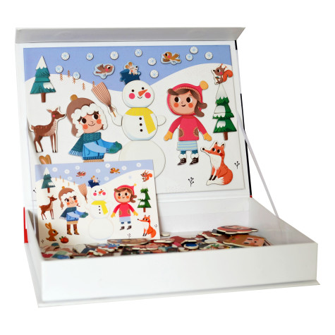 Magnetická kniha Vánoce - Christmas Magnetic Book ~ 3