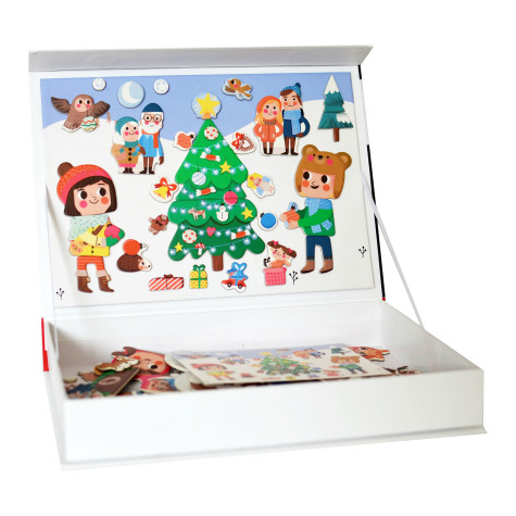 Magnetická kniha Vánoce - Christmas Magnetic Book ~ 6