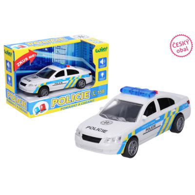 Wiky Auto policejní s efekty 15,5 cm