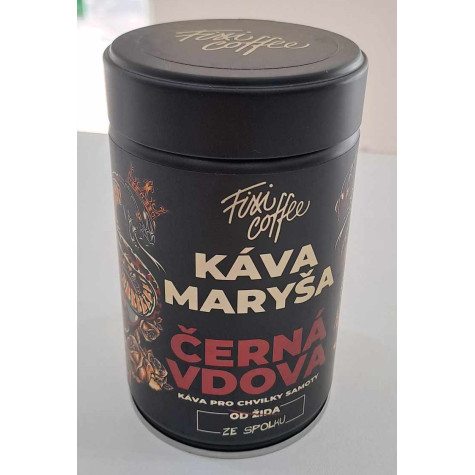 FixiCoffee Káva Maryša Černá vdova 150g zrnková káva ~ 2