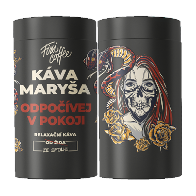 FixiCoffee Káva Maryša Odpočívej v pokoji 150g zrnková káva