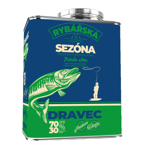 FixiCoffee Rybářská sezóna Dravec 250g mletá káva ~ 1