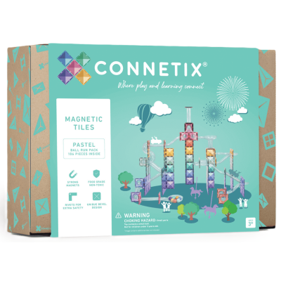 Connetix Pastel Ball Run Pack 106 dílů