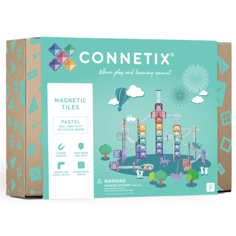 Connetix Pastel Ball Run Pack 106 dílů ~ 1