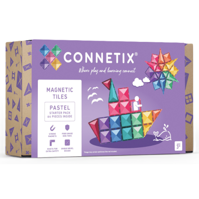 Connetix Pastel Starter Pack 64 dílů