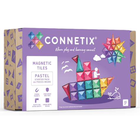 Connetix Pastel Starter Pack 64 dílů ~ 1