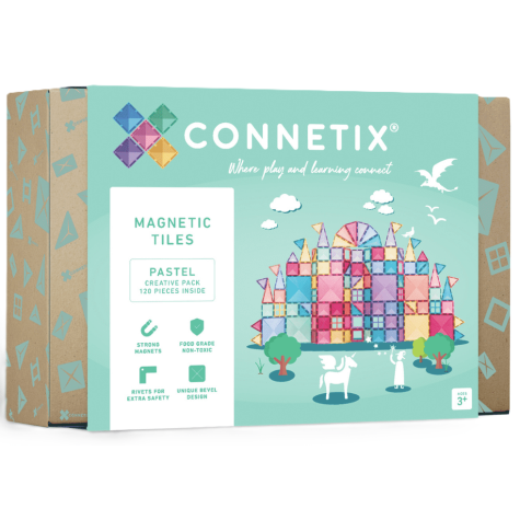 Connetix Pastel Creative pack 120 dílů ~ 1