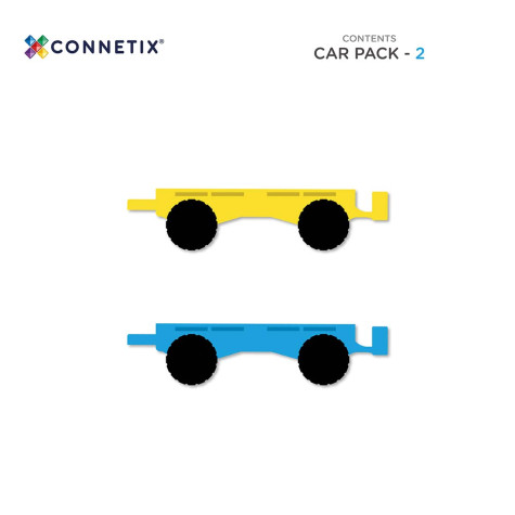 Connetix Rainbow Car Pack 2 dílů ~ 6