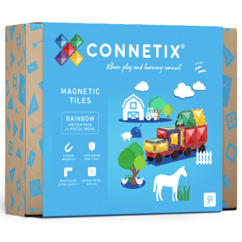 Connetix Rainbow Motion Pack 24 dílů ~ 1