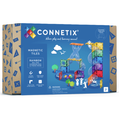 Connetix Rainbow Ball Run Expansion Pack 66 dílů