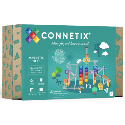 Connetix Rainbow Ball Run Pack 92 dílů