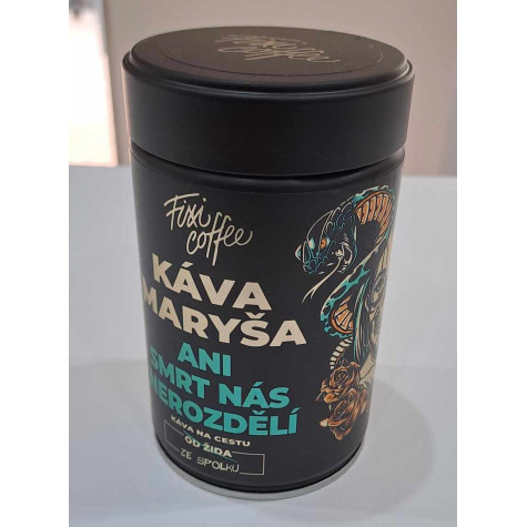 FixiCoffee Káva Maryša Ani smrt nás nerozdělí 150g zrnková káva ~ 2