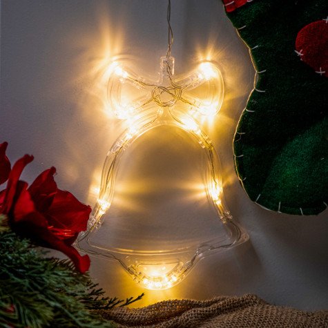 LED závěsná světla Vánoční dekorace Zvonek 19cm ~ 5