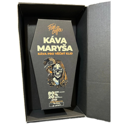 FixiCoffee Káva Maryša Rakvička 350g zrnková káva ~ 3