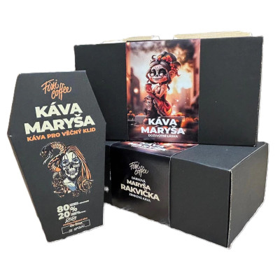 FixiCoffee Káva Maryša Rakvička 350g zrnková káva