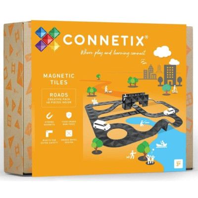 Connetix Creative Roads Pack 48 dílů