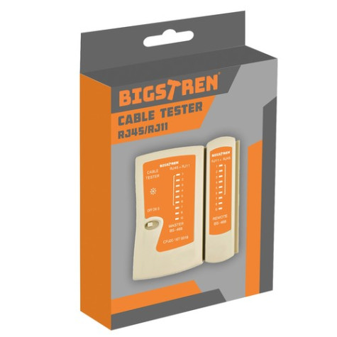 Tester kabelů RJ45/RJ11 Bigstren 22166 ~ 2