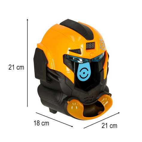 KIK Arkádová hra Střelba na cíl na hlavu robota pistole + míčky ~ 7