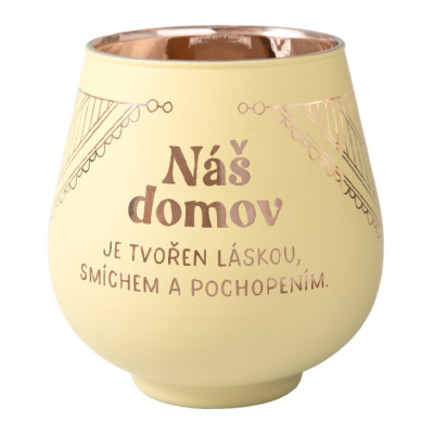 Albi Zrcadlový svícen - Náš domov