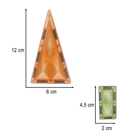 Dige Magnetické kostky svítící Zvířecí park 90 ks ~ 12