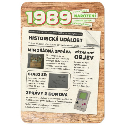 Albi Retro přání - 1989