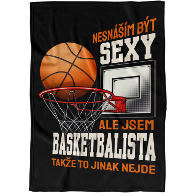 Deka 200 x 140 cm - Sexy basketbalista