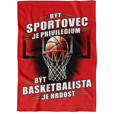 Deka 200 x 140 cm - Basketbalista - privilegium