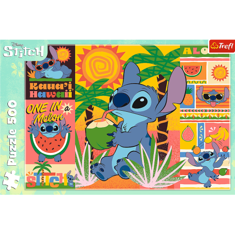 TREFL Puzzle Lilo&Stitch: Dovolená se Stitchem 500 dílků ~ 3