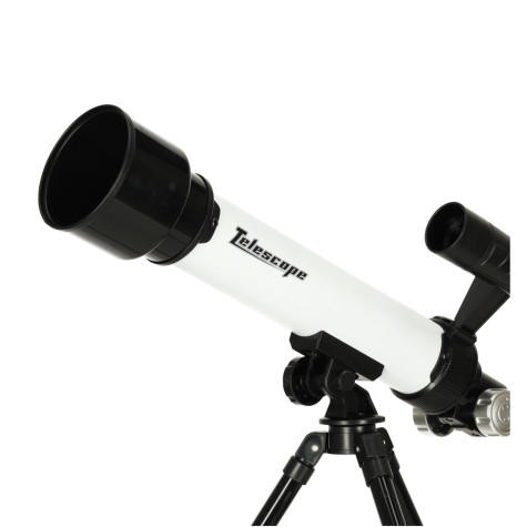 KIK Dětský astronomický teleskop 50mm - bílý ~ 3