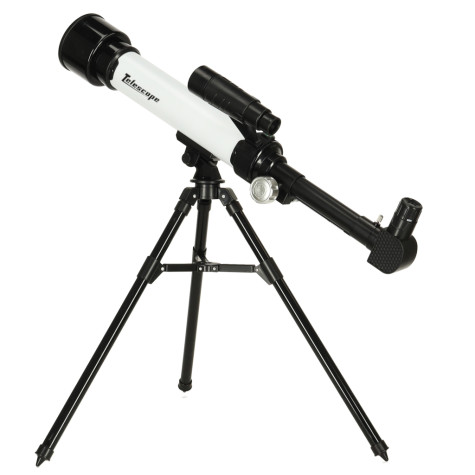 KIK Dětský astronomický teleskop 50mm - bílý ~ 4