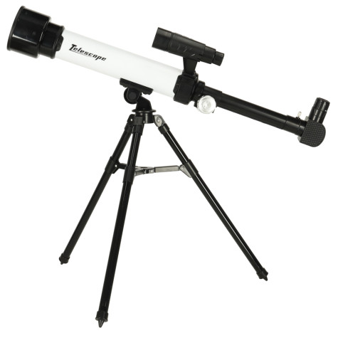 KIK Dětský astronomický teleskop 50mm - bílý ~ 5