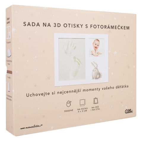 Albi Fotorámeček pro miminko se sadou na 3D otisky ~ 6