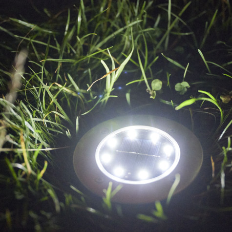 KIK Solární zahradní LED lampa 12 ks ~ 4