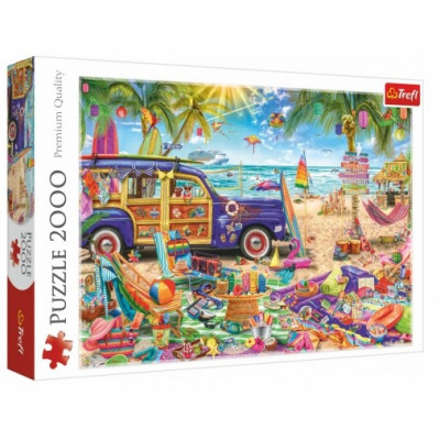 Trefl Puzzle Tropická dovolená 2000 dílků