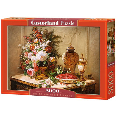 CASTORLAND Puzzle Kytice s tulipány 3000 dílků