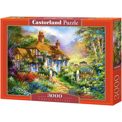 CASTORLAND Puzzle Chaloupka v lese 3000 dílků