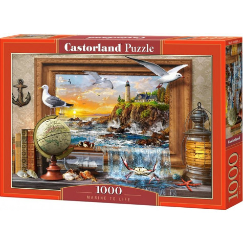 CASTORLAND Puzzle Přístav ožívá 1000 dílků ~ 1