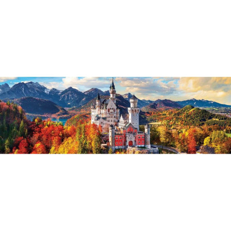 EUROGRAPHICS Panoramatické puzzle Zámek Neuschwanstein, Německo 1000 dílků ~ 2