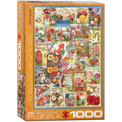 EUROGRAPHICS Puzzle Katalog semínek: Květiny 1000 dílků