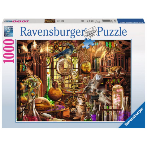 RAVENSBURGER Puzzle Merlinova laboratoř 1000 dílků ~ 1