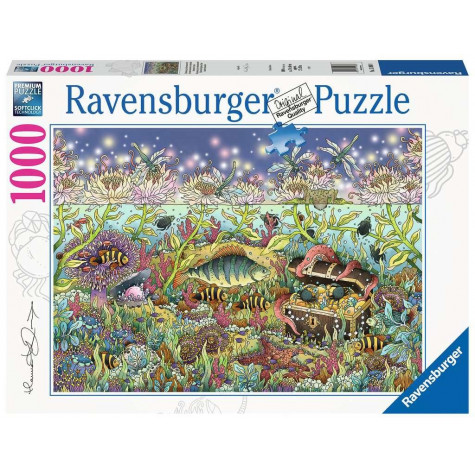 RAVENSBURGER Puzzle Podvodní království za soumraku 1000 dílků ~ 1