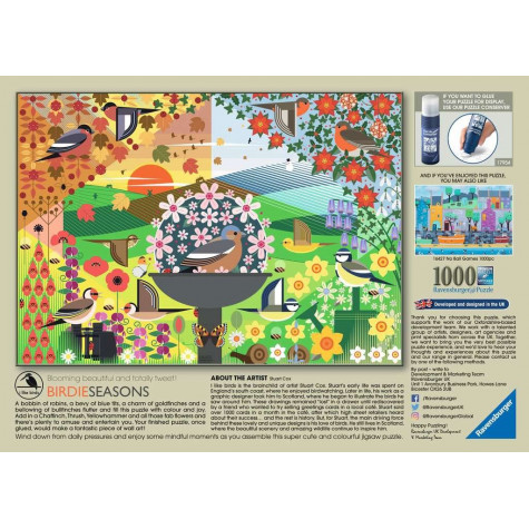 RAVENSBURGER Puzzle Mám ráda ptáčky 1000 dílků ~ 3